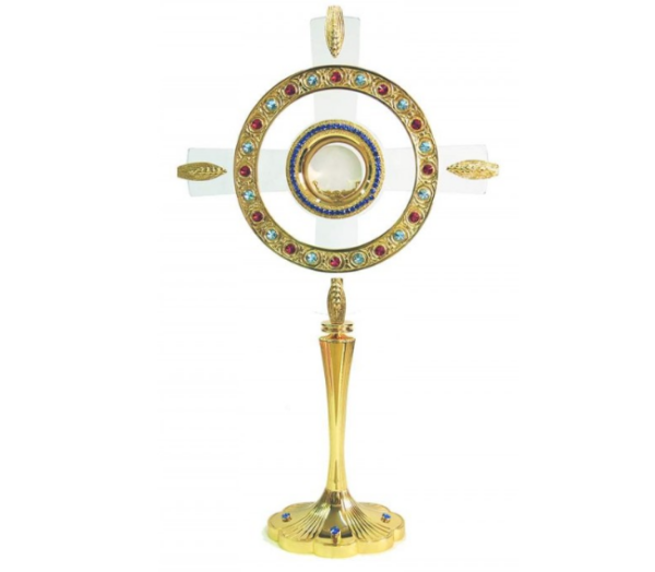 Ostensorio con pietre Swarovski - AR