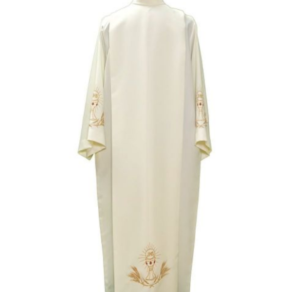 Camice con ricamo calice tessuto vatican di poliestere - AR