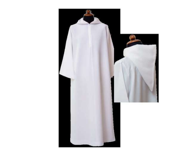 Camice ampio cappuccio 100% poliestere - AR