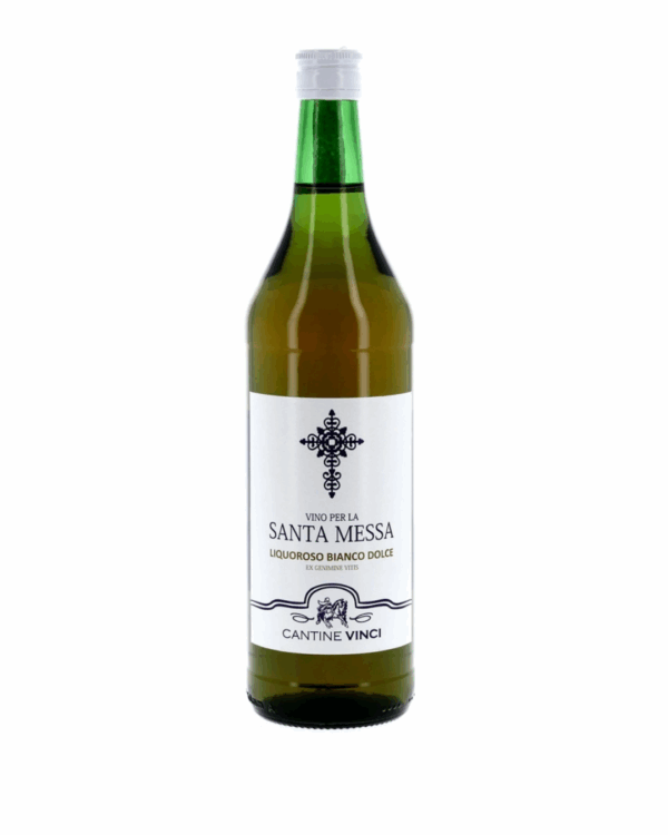 Vino Santa Messa Liquoroso Bianco Dolce- ct 6 bottiglie da 1 Lt