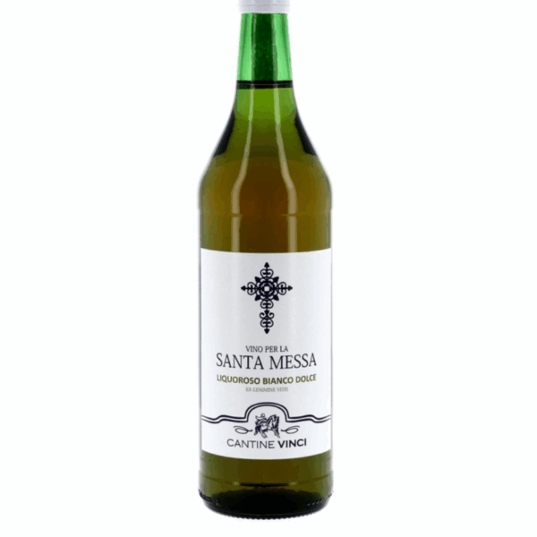Vino Santa Messa Liquoroso Bianco Dolce- ct 6 bottiglie da 1 Lt