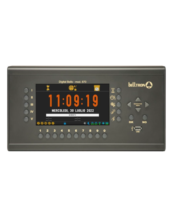 Servocomando campane schermo LCD a colori da 7" Belltron