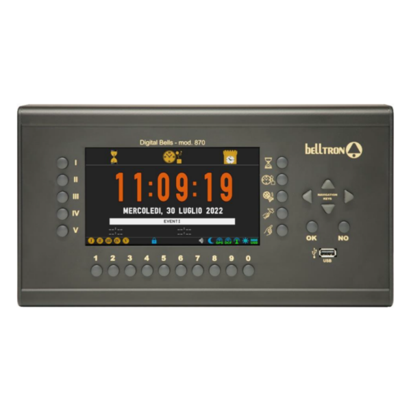Servocomando campane schermo LCD a colori da 7" Belltron