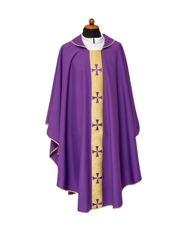 Casula elegante per liturgia vari colori