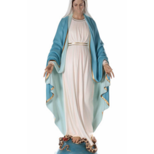 Statua Madonna Miracolosa in vetroresina 180 cm