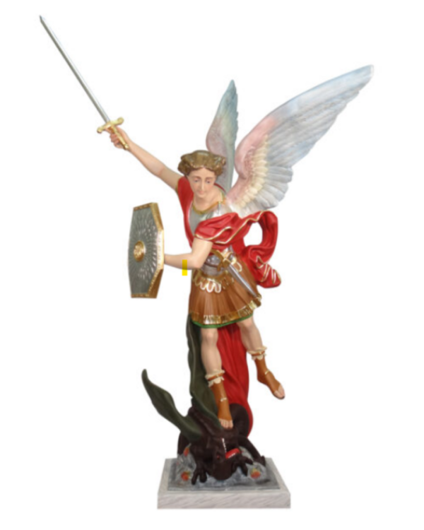 Statua San Michele Arcangelo in vetroresina 160 cm