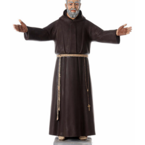 Statua San Padre Pio in vetroresina 115 cm