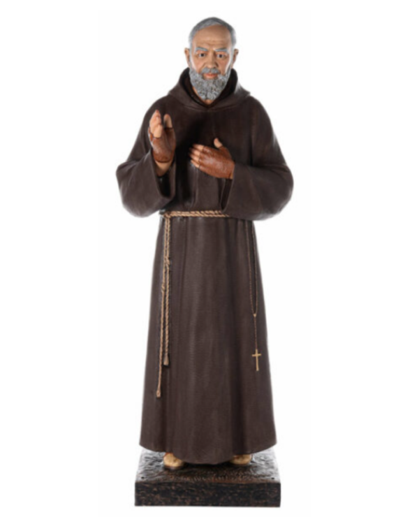 Statua San Padre Pio in vetroresina 180 cm