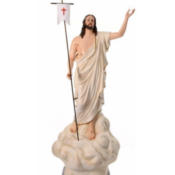 Statua Gesù Risorto in vetroresina 200 cm