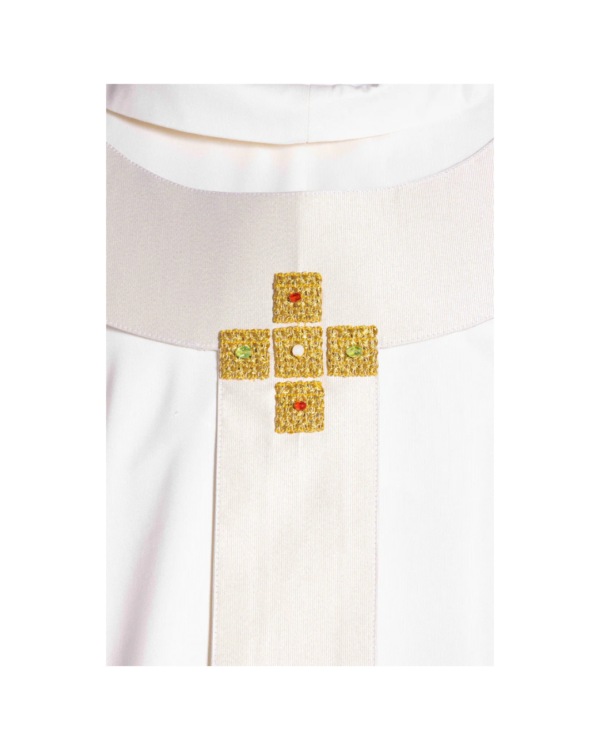 Casula Liturgica in poliestere con palio e croci oro vari colori - immagine 5