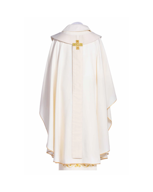 Casula Liturgica in poliestere con palio e croci oro vari colori - immagine 6