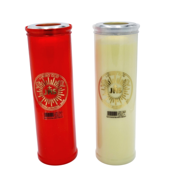 Cerone Santissimo JHS portalume bianco o rosso