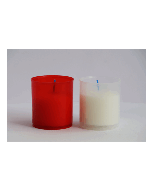 Lumino Votivo in Cera Bianca Ø 5 cm - ct 192 pz
