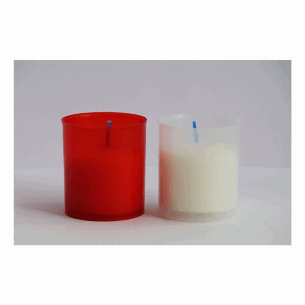 Lumino Votivo in Cera Bianca Ø 5 cm - ct 192 pz