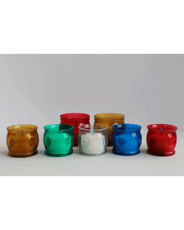 Lumino votivo "Rubino" Ø 6 cm - ct 160 pz