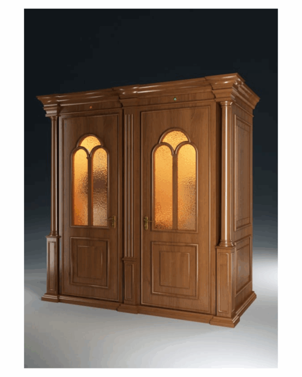 Confessionale mod. Dorico