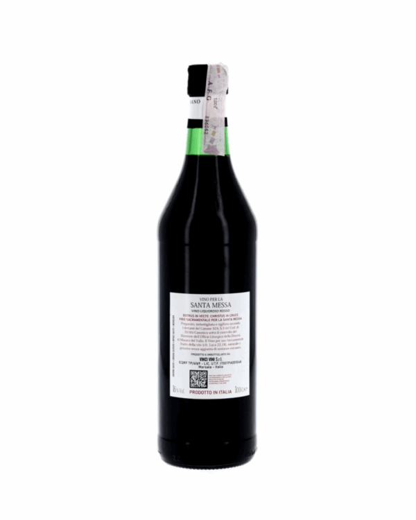 Vino Santa Messa Liquoroso Rosso Dolce- ct 6 bottiglie da 1 Lt - immagine 2